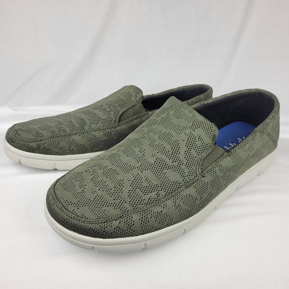 Huk Shoes Men's Size 12 Performance Brewster Causal Green Camo Fishing Slip On